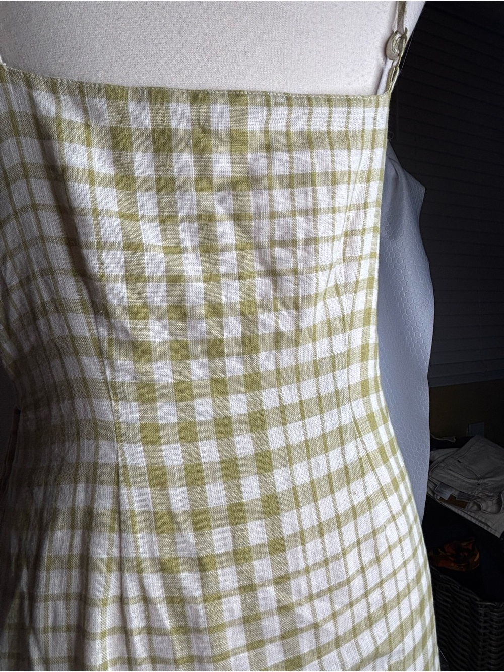 Free People Nodia Check Wraparound Dress - Picture 6 of 7